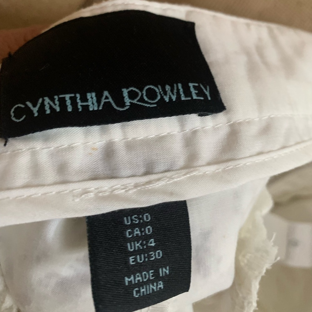 Lace Shorts Fully Lined New With Tags Size 0 By Cynthia Rowley - Picture 3 of 5